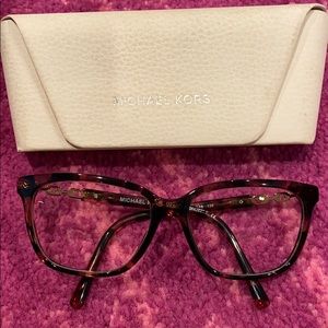 Michael kors pink tortoise frames